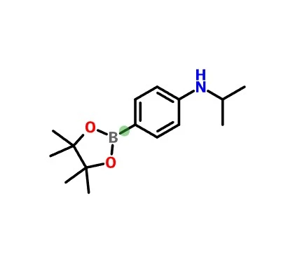 CAS 1256360-63-0 N-isopropyyli-4-(4,4,5,5-tetrametyyli-1,3,2-dioksaborolan-2-yyli)aniliini