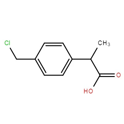CAS:80530-55-8|2-(4-(kloorimetyyli)fenyyli)propaanihappo
