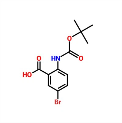 5-Bromi-2-((tert-butoksikarbonyyli)amino)bentsoehappo CAS: 306937-20-2
