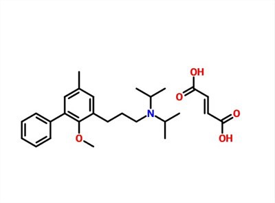 CAS: 124935-89-3 2-metoksi-5-metyyli-N,N-bis(1-metyylietyyli)-3-fenyylibentseenipropaaniamiinifumaraatti