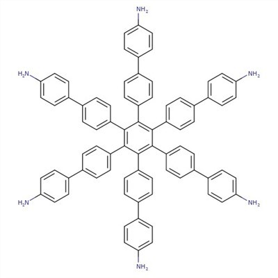 CAS:1355992-59-4|3'',4'',5'',6''-tetrakis(4'-amino[1,1'-bifenyyli]-4-yyli)-[1,1':4',1'' :2'',1'''':4'''',1''''-kinkefenyyli]-4,4''''-diamiini