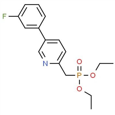 CAS:380894-77-9|[[5-(3-fluorifenyyli)-2-pyridinyyli]metyyli]fosfonihappodietyyliesteri