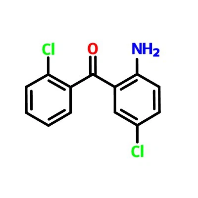 CAS:2958-36-3|(2-Amino-5-kloorifenyyli)(2-kloorifenyyli)metanoni