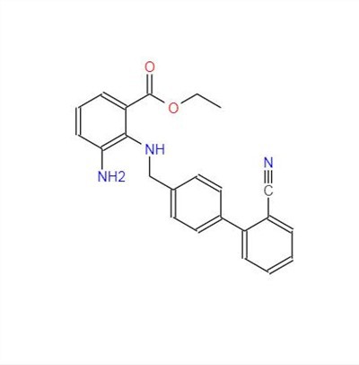 CAS: 136285-69-3丨Etyyli-3-amino-2-[(2'-syaanifenyyli-4-yyli)metyyli]aminobentsoaatti