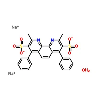 CAS:1257642-74-2|Natrium 2,9-dimetyyli-4,7-difenyyli-1,10-fenantroliini-3,8-disulfonaattihydraatti