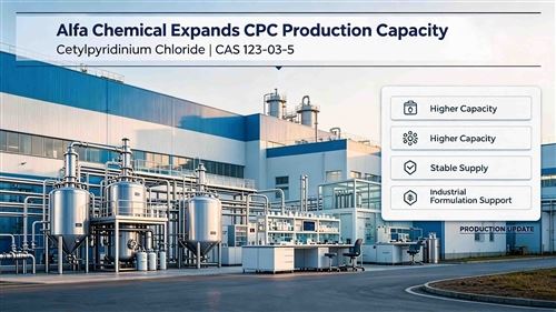 Alfa Chemical laajentaa CPC-tuotantokapasiteettia|Setyylipyridiniumkloridi CA...
